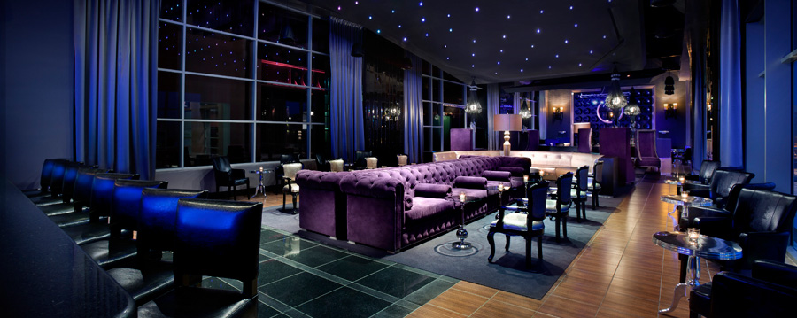 One of the lounges at the Hard Rock Hotel and Casino Punta Cana