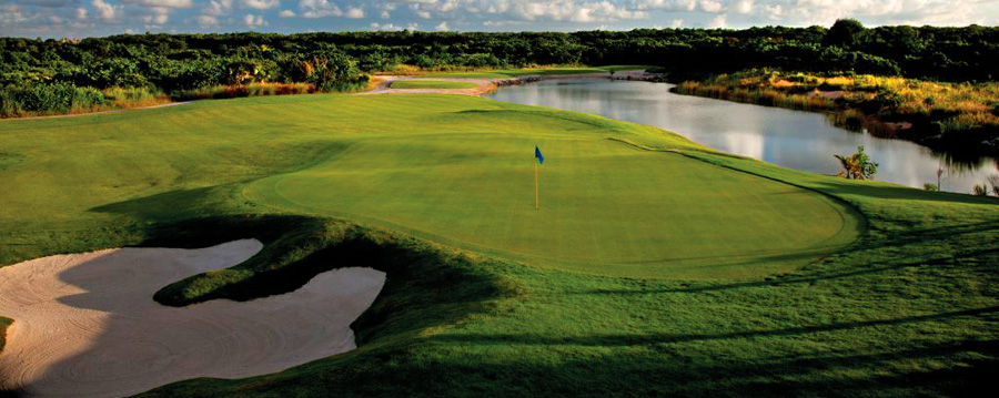 The beautiful golf field at the Hard Rock Hotel and Casino Punta Cana