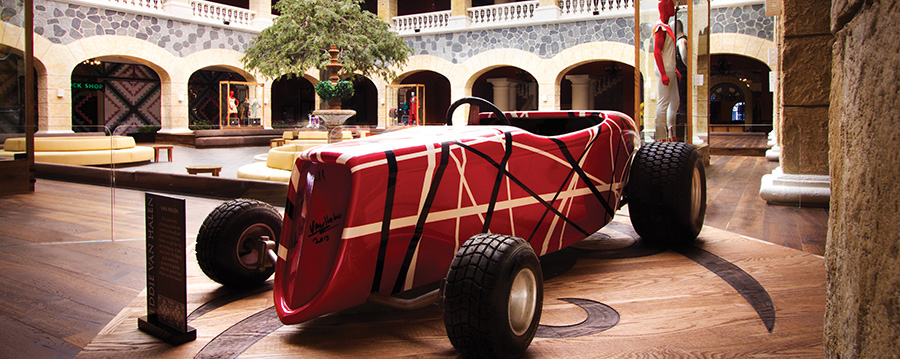Lobby of the Hard Rock Hotel Riviera Maya