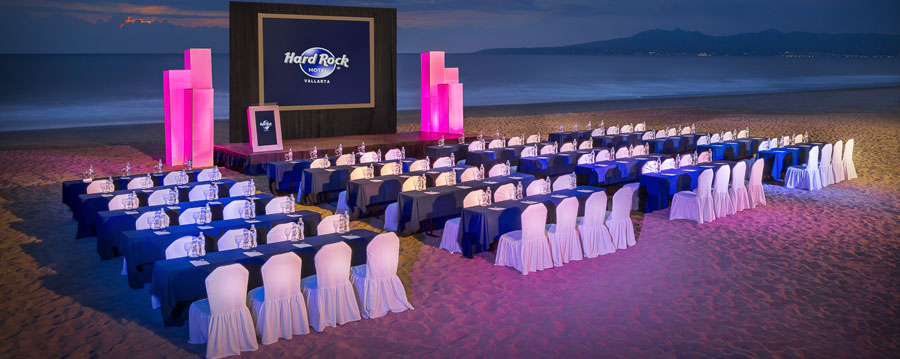 One of our venues, decorated for an event